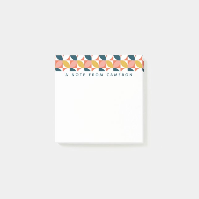 Tillfoga ditt mönster det kända för det | post-it block (Framsida)