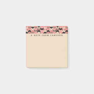 Tillfoga ditt mönster det kända för post-it block