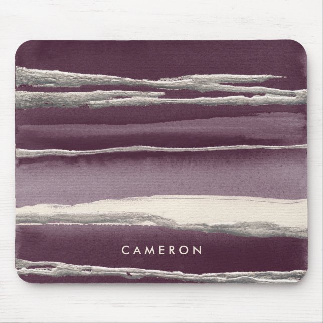 Tillfoga ditt tryck för abstrakt för lilor för musmatta (Framsidan)