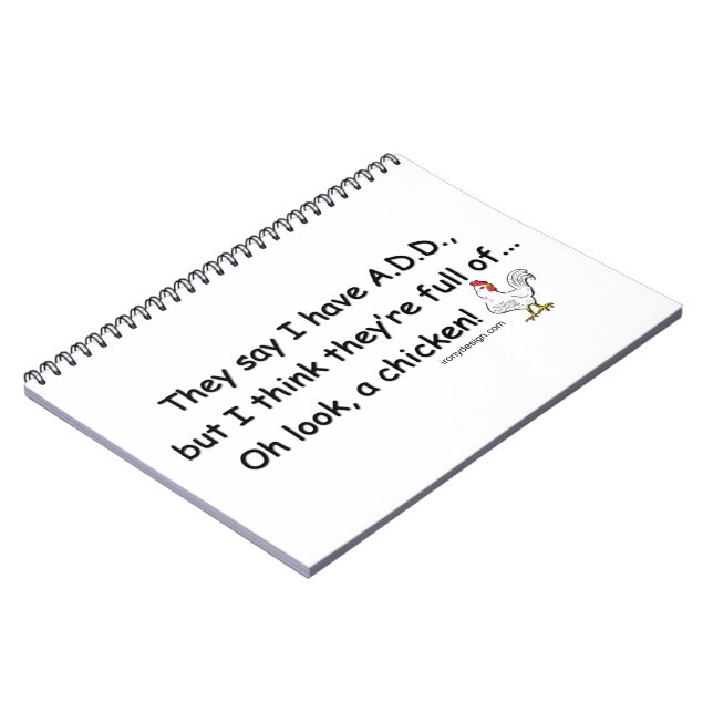 TILLFOGA fullt av hönor Anteckningsbok Med Spiral (Vänstra Sidan)