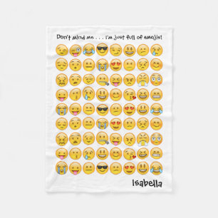Tillfoga namn för att personifiera den Emoji Fleecefilt