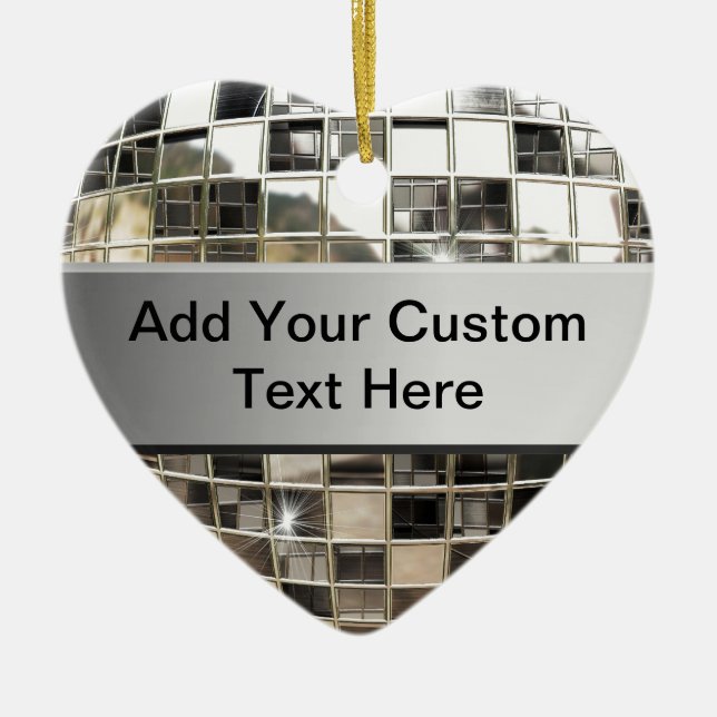 Tillfoga text till den Sparkling Julgransprydnad Keramik (Framsidan)