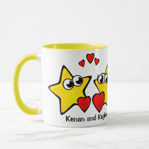 tillfogar beställnings- stjärnor 11oz mugg