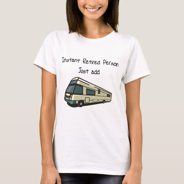 Tillfogar den PENSIONERADE personen för T Shirt (Framsida)
