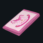 Tillfogar den rosa vagga hästen för ungar ditt<br><div class="desc">Den rid- vagga hästplånbokför barn skräddarsy med ditt namn. Detta exempel läser Amelia. Den gulliga små plånboken eller handväskan för ung hästridning fläktar och ungar som älskar att vagga hästar och lilla ponnyer. Unikt målat och designat vid Sarah Trett.</div>