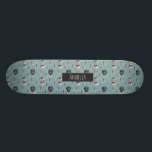 Tillfogar nautiskt mönster | för katten och för old school skateboard bräda 18 cm<br><div class="desc">Denna är en illustration av en katt,  och passar den iklädda sjömannen för hunden. Den färgades i vattenfärg och gjordes in i ett mönster. Det finns också en ankra och en fyr i bakgrunden.</div>