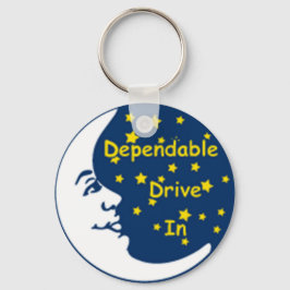 Tillförlitlig enhet i nyckelkedjan Logotyp Nyckelring