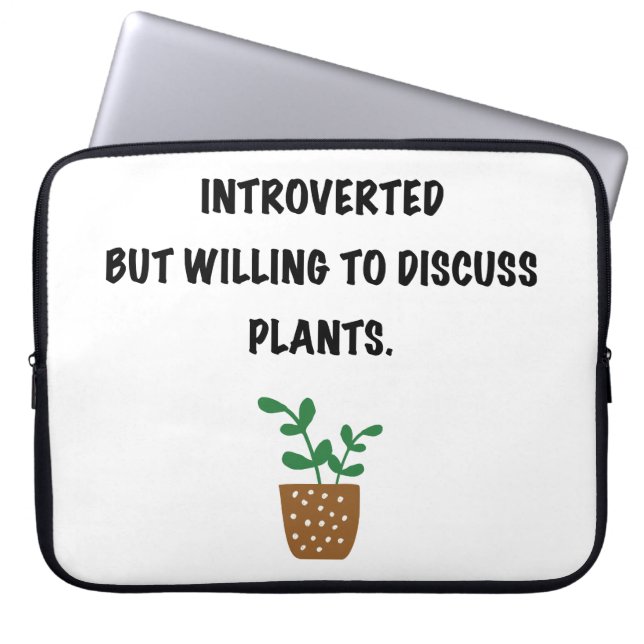 Tillförsel och plantor. laptop fodral (Framsidan)