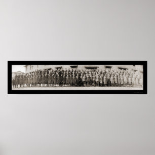 Tillförsel tjäna som soldat WWI-fotoet 1919 Poster