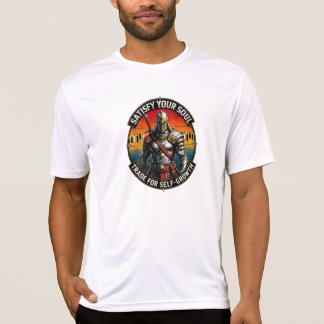 Tillfredsställ din själ, handla för självutvecklin t shirt