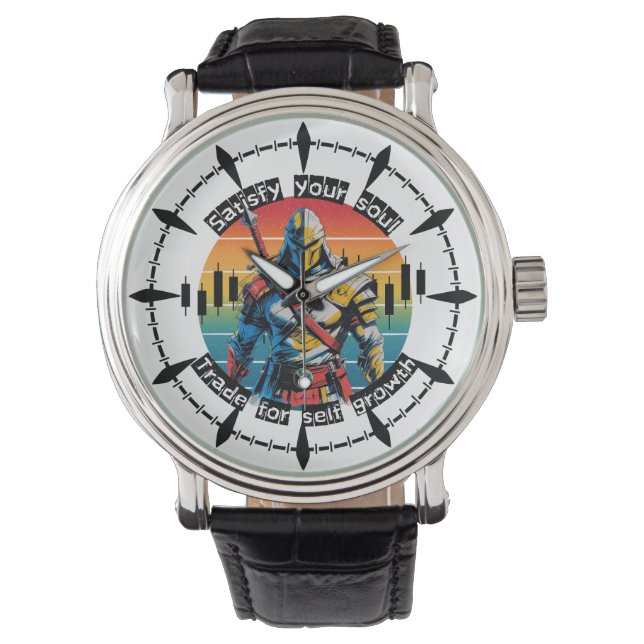 Tillfredsställ | Handelsmotivation | Fantasidesign Armbandsur (Framsida)