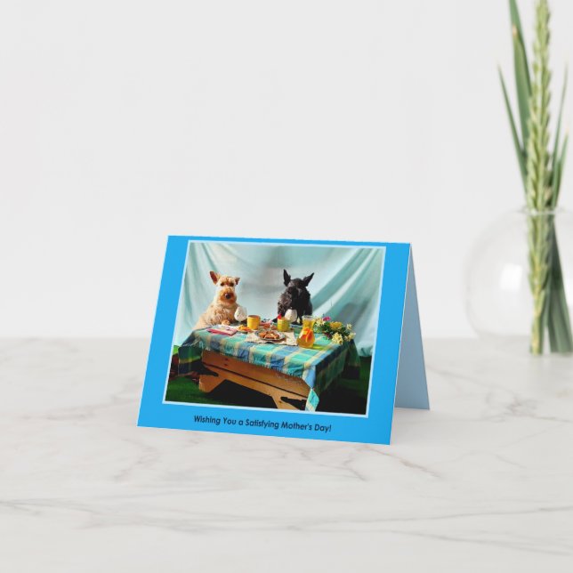 Tillfredsställande mors dag kort (Framsida)