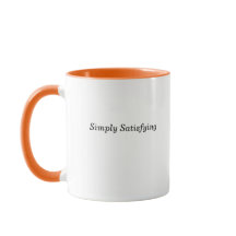 Tillfredsställelse med tangerine innermugg