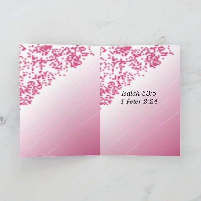 Tillfriskna snart Jesus är vår läkare Kort (Inuti)