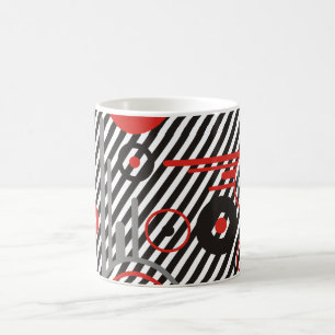 tillgång Svart rand Kaffemugg