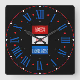 Tillgångar över skulder, Flagga romerskt tal Fyrkantig Klocka