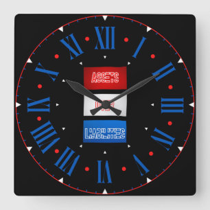 Tillgångar över skulder, Flagga romerskt tal Fyrkantig Klocka