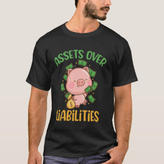 Tillgångar Över Skulder Rolig Redovisningsekonom C T Shirt