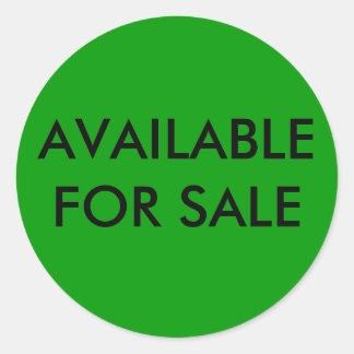 TILLGÄNGLIG FÖR FÖRSÄLJNINGSSTÄCKARE RUNT KLISTERMÄRKE