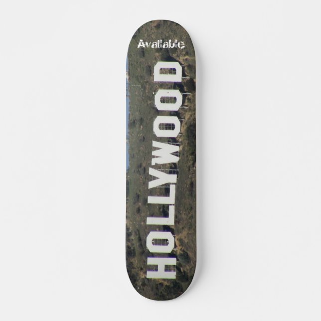 Tillgänglig "Hollywood Bored" Skateboard Bräda 20 Cm (Framsida)