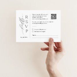 Tillgänglig minimal OSA kort med QR-kod