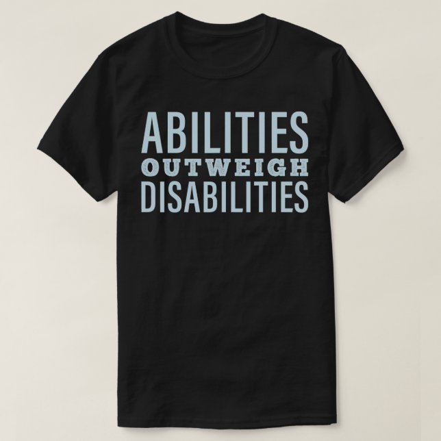 Tillgänglighet som överväger funktionsnedsättninga t shirt (Design framsida)