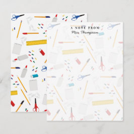 Tillhandahållare av skolkontors Mönster Lacher Gif Anteckningskort