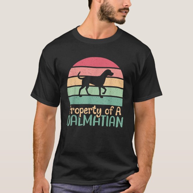 Tillhör en dalmatiner t shirt (Framsida)