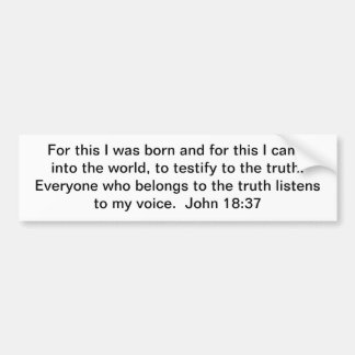 Tillhörde sanningen bildekal