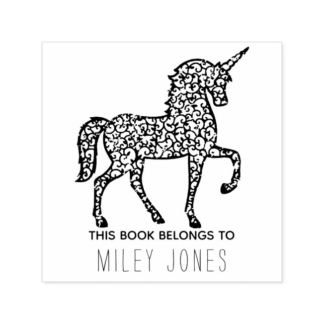 Tillhören bok till namn-majs självfärgande stämpel (Design)