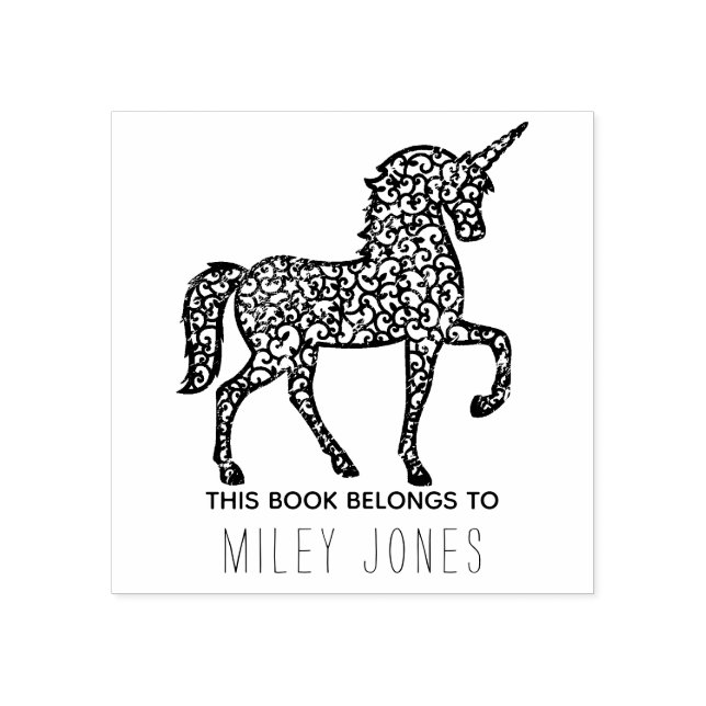 Tillhören bok till namn-majs stämpel (Tryck)