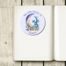 Tillhören Bok till Personlig Dragon Lavender