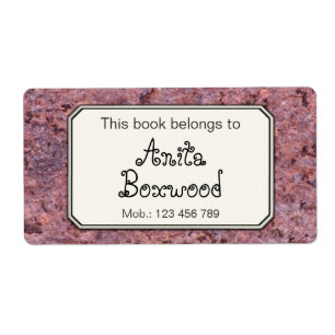 Tillhören Bok till Sten Struktur Fraktsedel