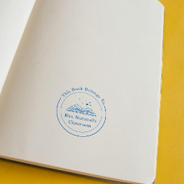 Tillhören Circle Bok till lärare Självfärgande Stämpel