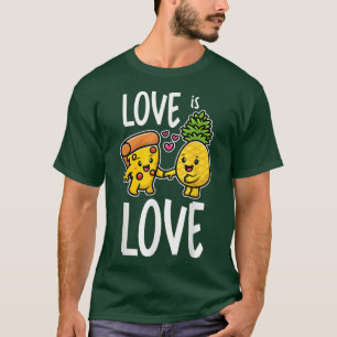 Tillhören för anas på Pizza-bekanta Kärlek är Kärl T Shirt