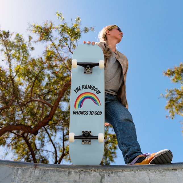 TILLHÖREN FÖR RAINBOW TILL GOD SKATEBOARD DECK (Utomhus 1)