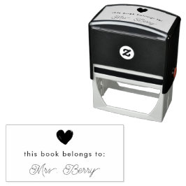 Tillhören i Bok är minimala. Självfärgande Stämpel