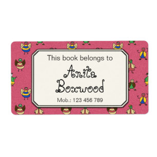 Tillhören i Bok till Anpassningsbar Girl Namn Stic Fraktsedel