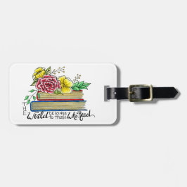 Tillhören till läsarna bagagebricka