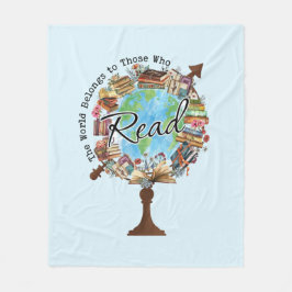 Tillhören till läsarna fleecefilt