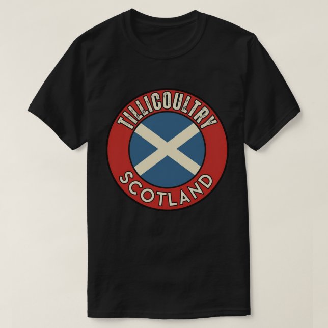 Tillicoultry, Skottland T Shirt (Design framsida)