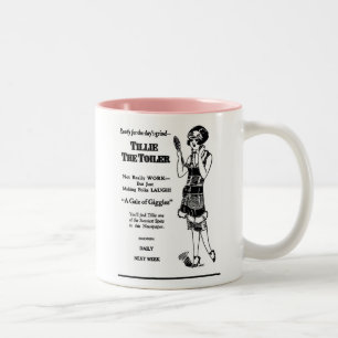 Tillie den Toilerillustrationmuggen 1926 Två-Tonad Mugg