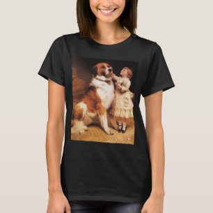 Tillit av Charles Burton Barber, Saint Bernardshun T-shirt