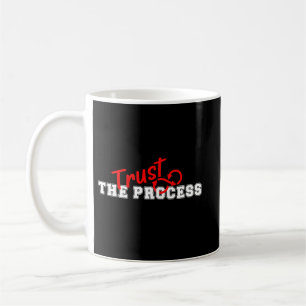 Tillit Till Processen Inspirerande Typografi Desig Kaffemugg