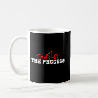 Tillit Till Processen Inspirerande Typografi Desig Kaffemugg