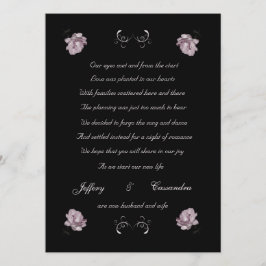 Tillkännagivande av blek Rosa ros-affären Meddelande