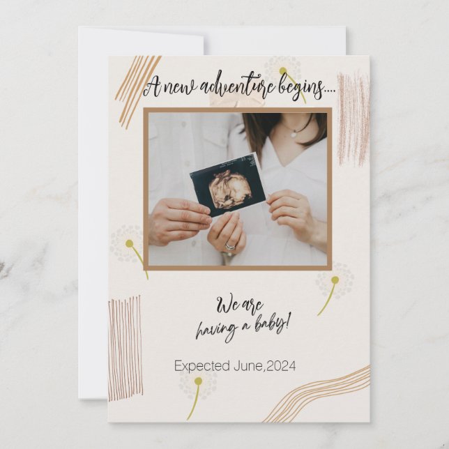 Tillkännagivande av minsta möjliga Neutralt-beige- (Framsida)