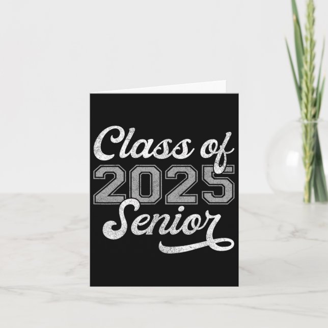 Tillkännagivande för studenten 2025 Shirt Kort (Framsida)