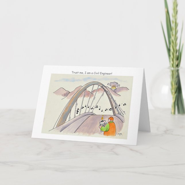 Tillkännagivande för studenten Civil Ingenjör Inbjudan (Framsida)