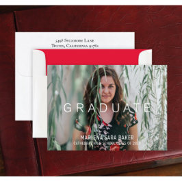 Tillkännagivande för studenten för 24 centrerad te